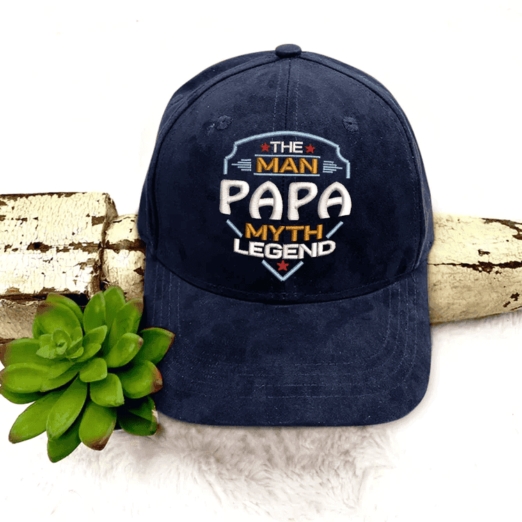 The Man Myth Legend Papa, Custom Nickname Embroidery Cap