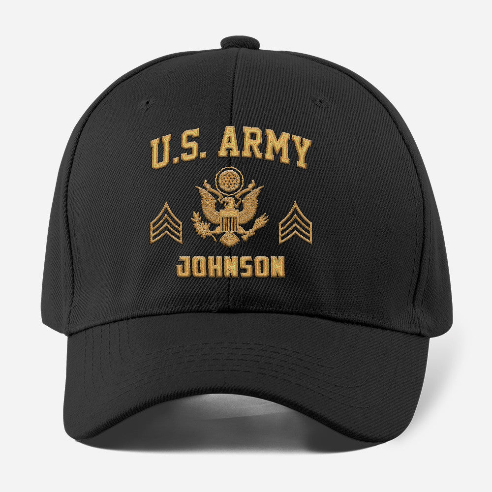 Customized U.S Veteran Embroidered Classic Cap