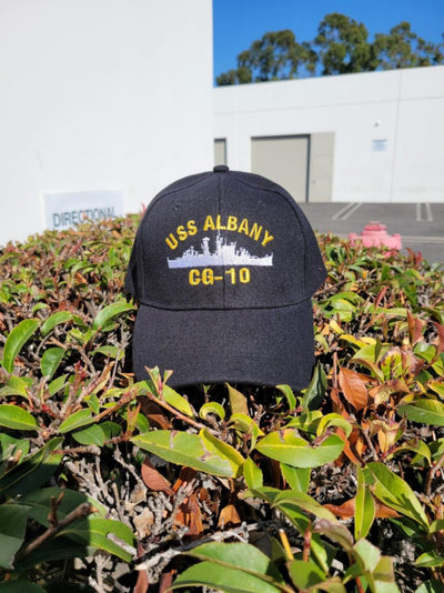Personal US Ship & Veteran Name Embroidered Us Navy Ships Classic Baseball Cap