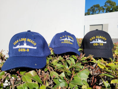 Custom Embroidered Us Navy Ships Classic Embroidered Baseball Cap