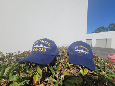 Custom Embroidered Us Navy Ships Classic Embroidered Baseball Cap