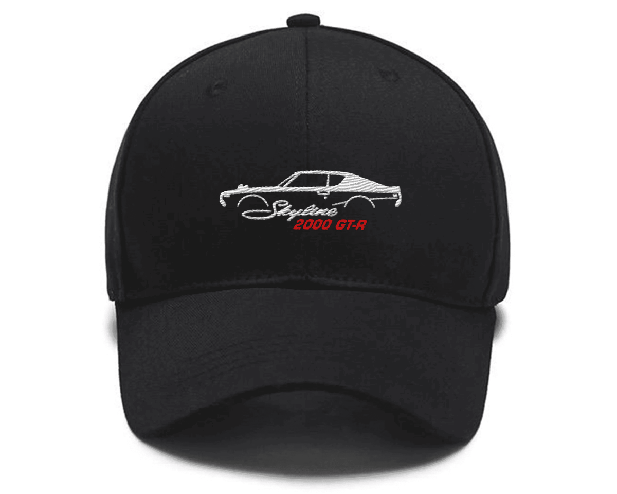 Skyline 2000GT-R (C10)- 1970-1972- Skyline 2000GT-R (C110)- 1973 Car Embroidered Hats Custom Embroidered Hats