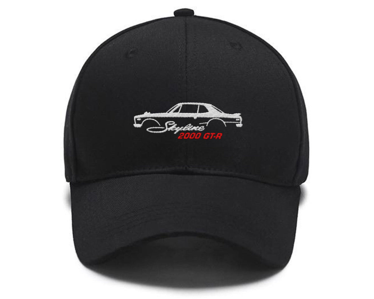 Skyline 2000GT-R (C10)- 1970-1972- Skyline 2000GT-R (C110)- 1973 Car Embroidered Hats Custom Embroidered Hats