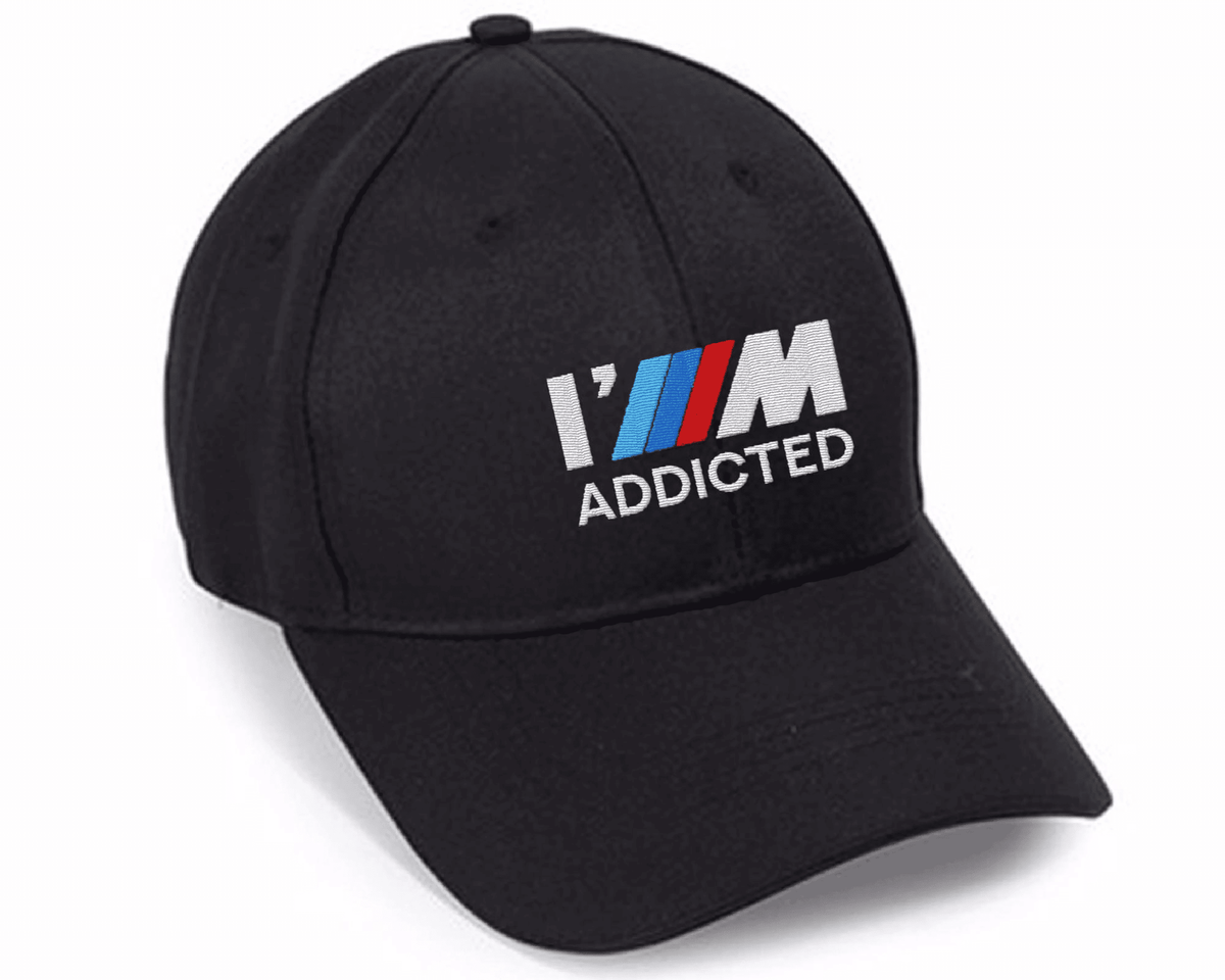 For M power Fans Addicted Embroidered hats Custom Embroidered Hats