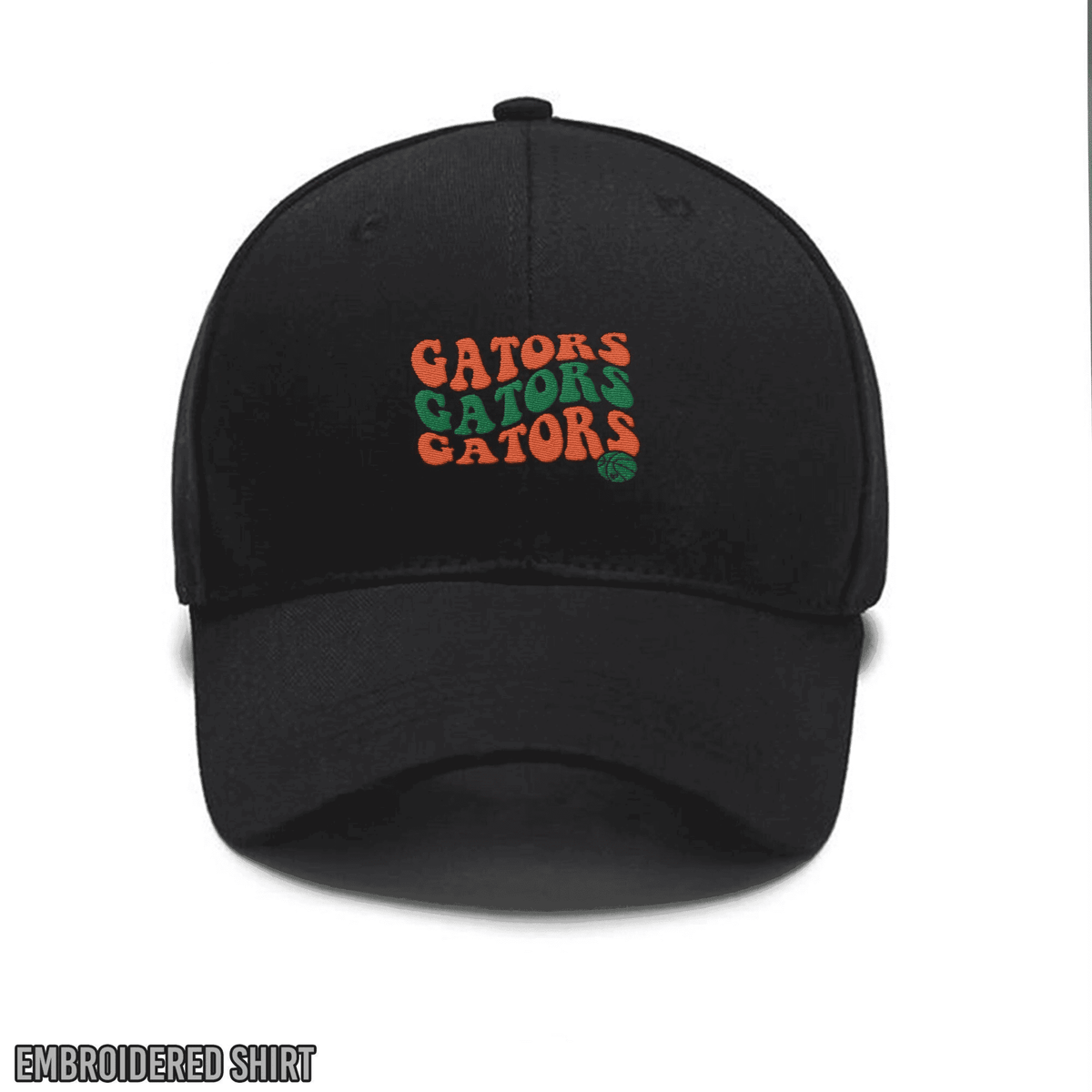 Embroidered Gators Basketball Hat,Stacked Gators,Gators Vibes Custom Embroidered Hats