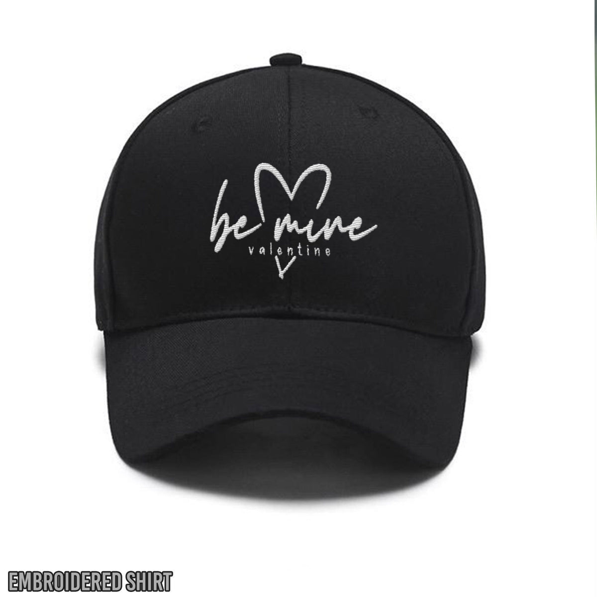 Embroidered Be mine Polo,Heart Love,Valentines Day Custom Embroidered Hats