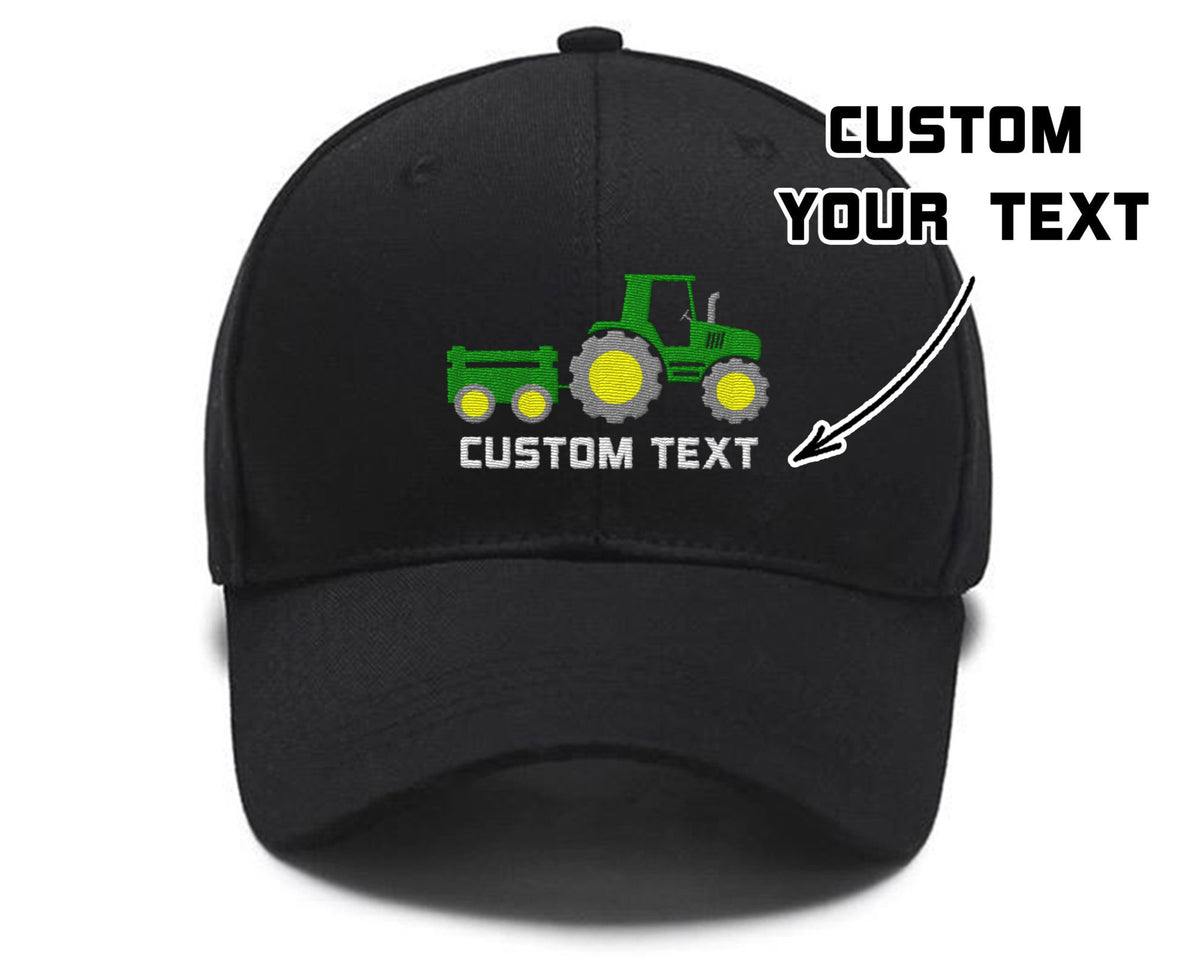 Farm Tractor Agricultural Machinery Industrial Machines Collection Embroidered Hats Custom embroidered Hat Custom name Custom Embroidered Hats