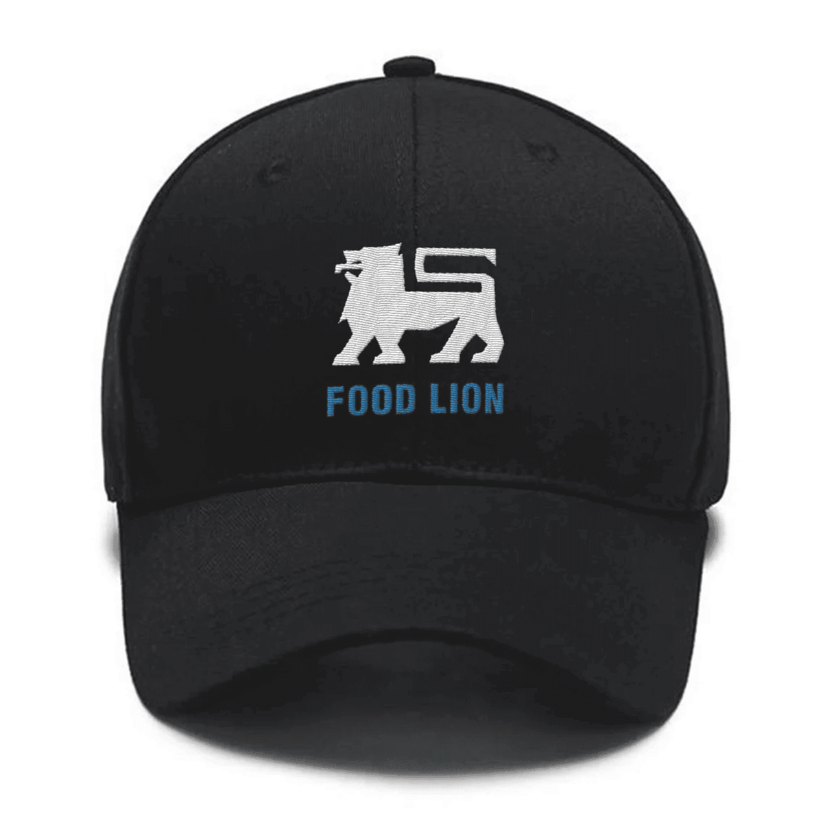 Food lion embroidered hat, zodiac hat, birthday gift, gift for dad, gift for mom, summer hat, gift for her Custom Embroidered Hats