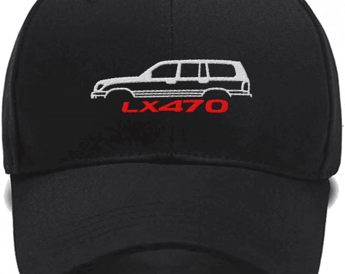 LX 450 (J200) LX 470 (J100) Car Embroidered Hats Custom embroidered Hat Custom name Custom Embroidered Hats