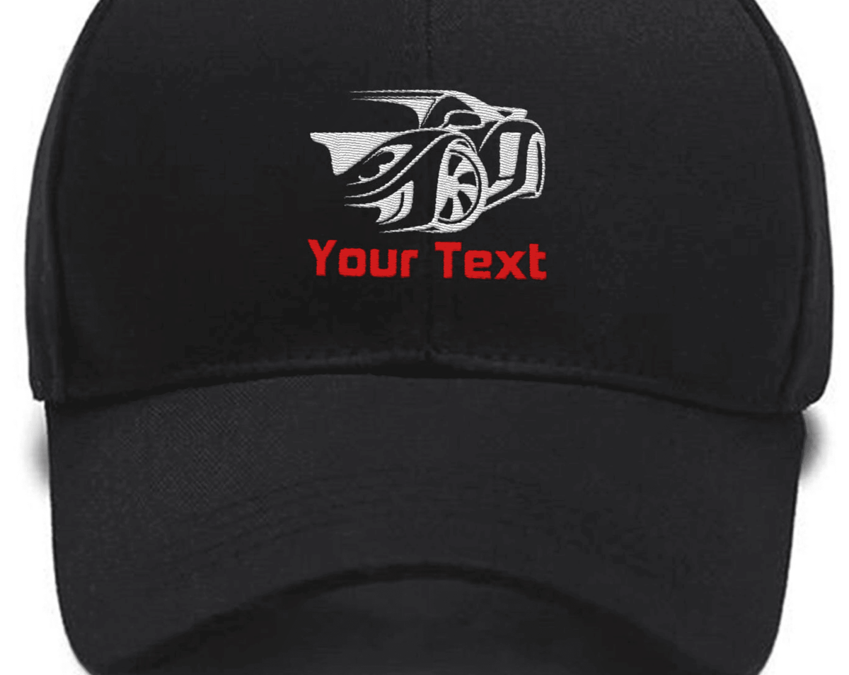Sports Car Mountain Embroidered Hats Custom embroidered Hat Custom name Custom Embroidered Hats