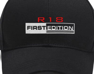 R18 First Edition Embroidered hat Custom Embroidered Hats