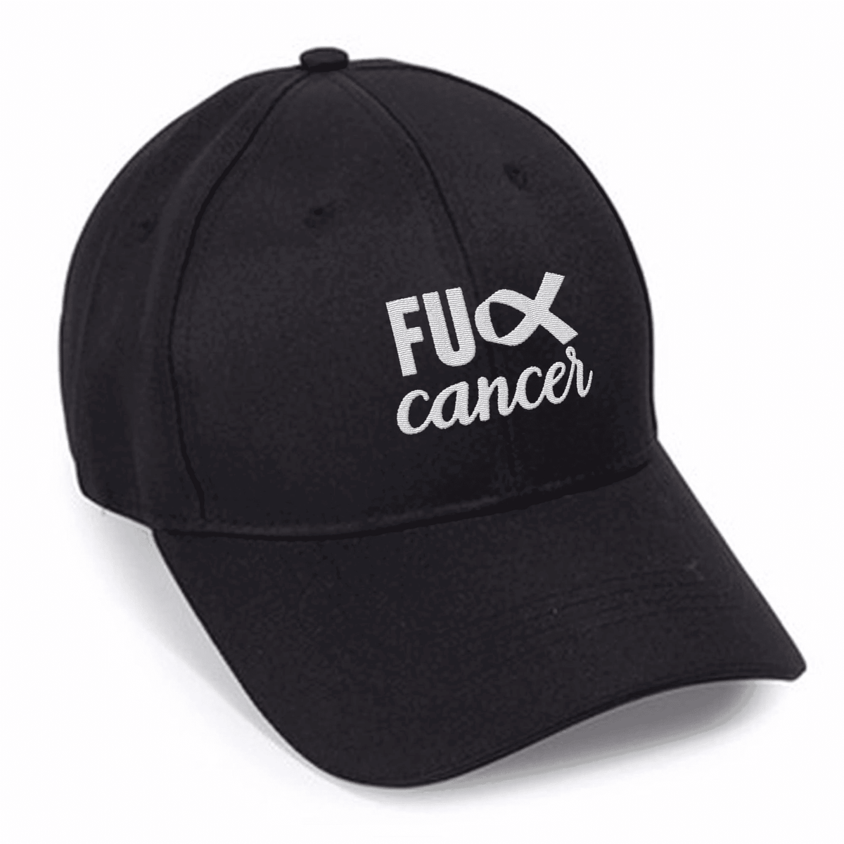 Fck Cancer embroidered hats, birthday gift, gift for dad, gift for mom Custom Embroidered Hats