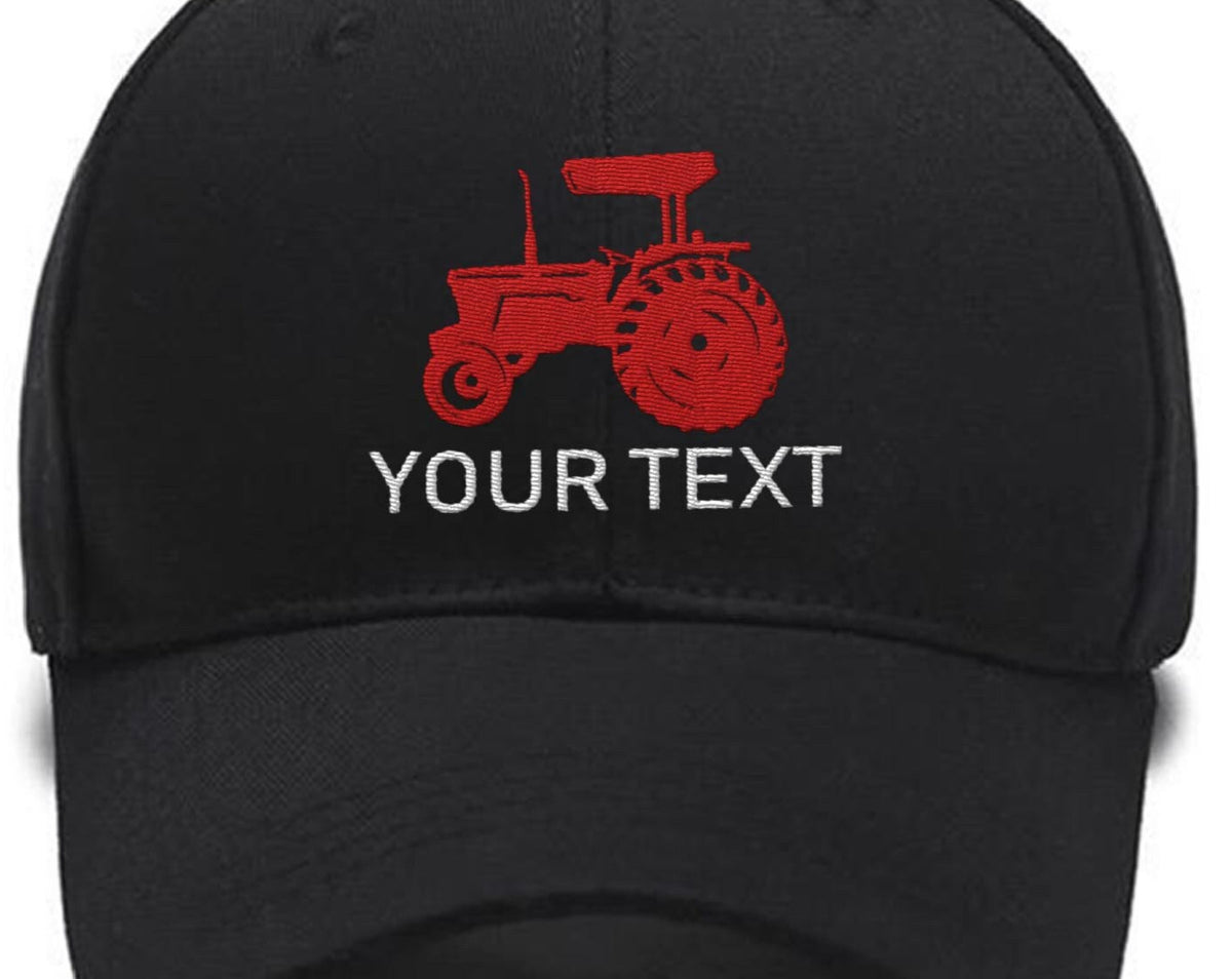 Farm Tractor Agricultural Machinery Collection Embroidered Hats Custom embroidered Hat Custom name Custom Embroidered Hats