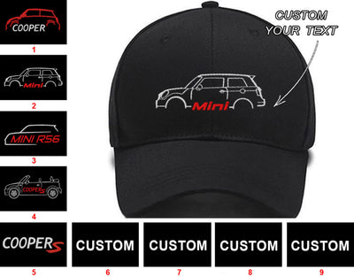 Cooper Cooper R56 Cooper S Cooper S Roadster Collection Embroidered Hats Custom embroidered hat Custom Embroidered Hats