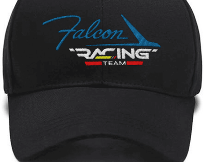 Falcon Racing Team Embroidered Hats Custom Embroidered Hats