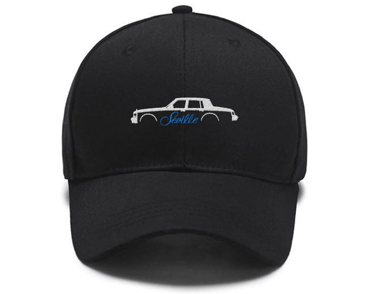 Seville 1975-1979 - Seville 1980-1985 - Seville 1986-1991 - Seville STS 1992 - Seville STS 1998 - Embroidered Hats. Custom Embroidered Hats