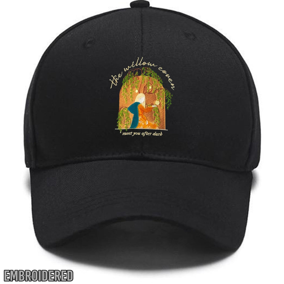 Embroidered The Willow Coven American Singer Evermore Crewneck Hats Custom Embroidered Hats