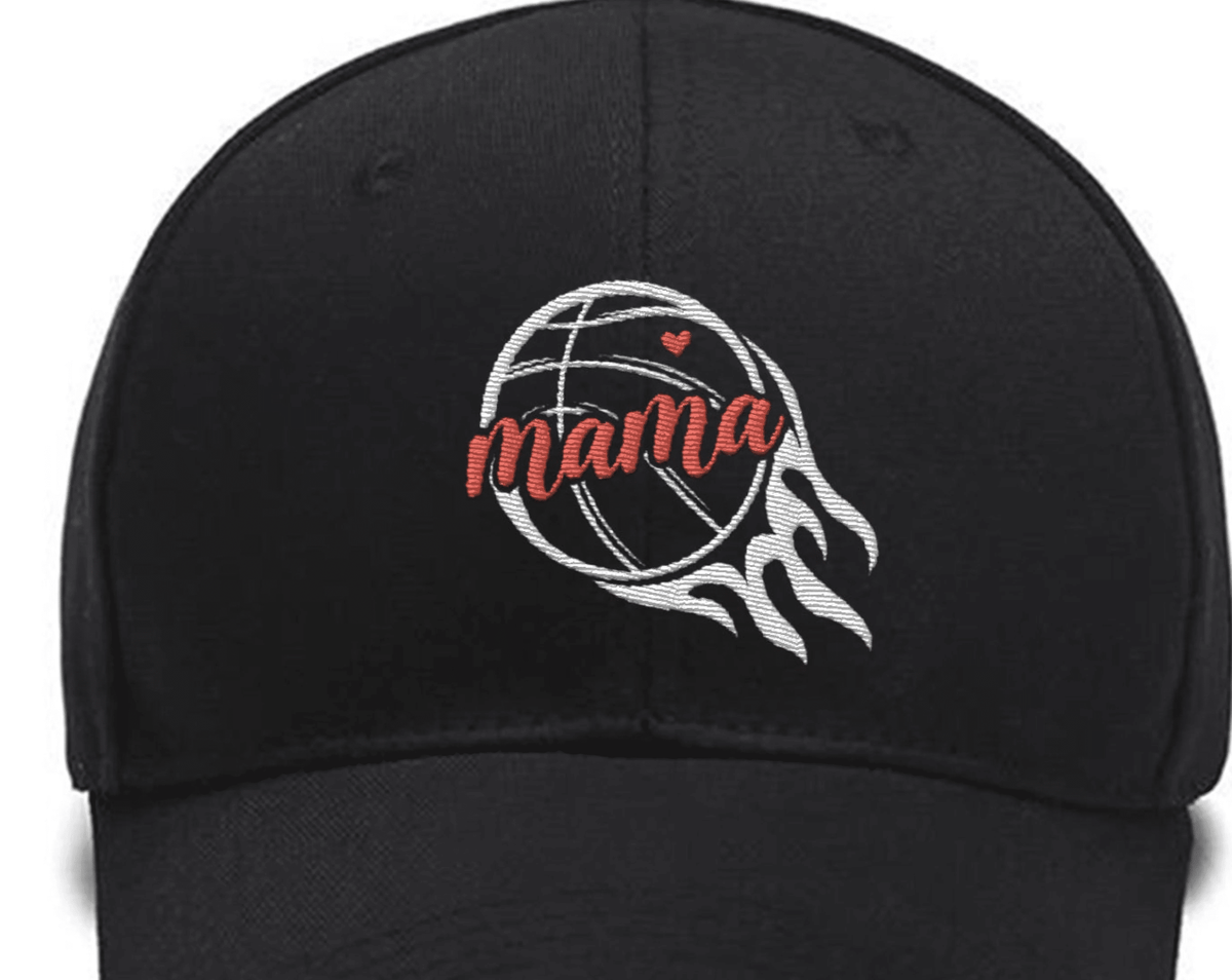 Embroidered Basketball Mama Polo,Basketball,Basketball clipart,Sport Mom Custom Embroidered Hats