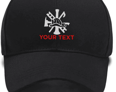 Fire department fire dept Ax Ladder Helmet Firefighter Embroidered Hats Custom embroidered Hat Custom name Custom Embroidered Hats