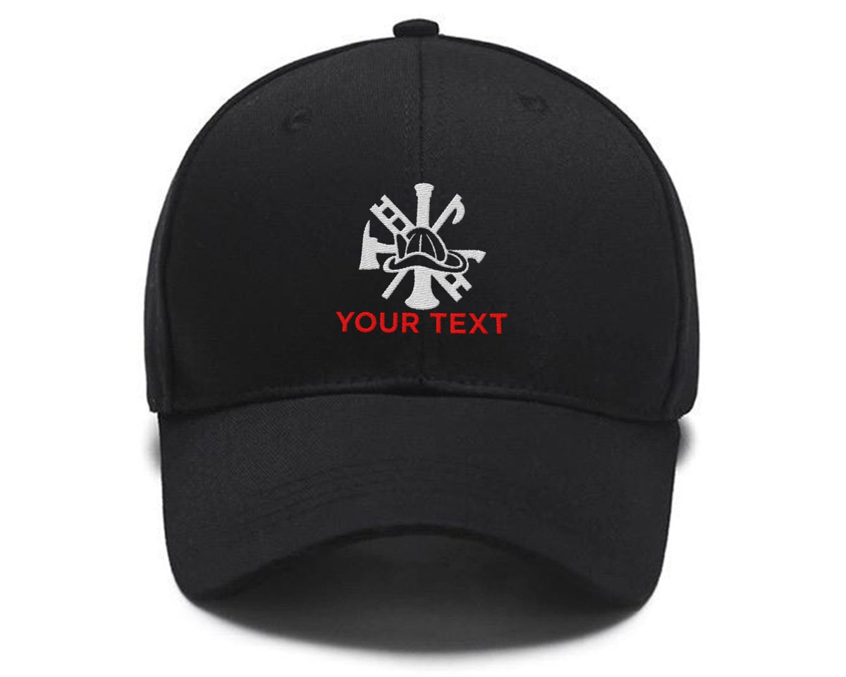 Fire department fire dept Ax Ladder Helmet Firefighter Embroidered Hats Custom embroidered Hat Custom name Custom Embroidered Hats