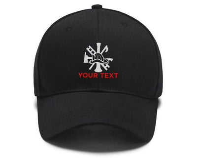 Fire department fire dept Ax Ladder Helmet Firefighter Embroidered Hats Custom embroidered Hat Custom name Custom Embroidered Hats