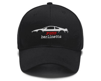 F355 Berlinetta- Embroidered Hats Custom Embroidered Hats