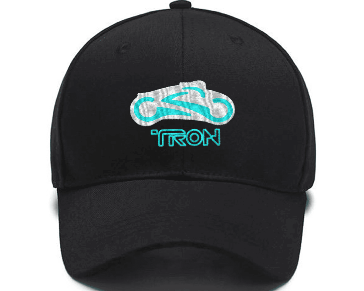 Embroidered Tron Light Cycle Hat Custom Embroidered Hats