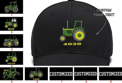 1997 8400 Tractor 3050 Tractor 1989 3150 Tractor 4020 Tractor 6140R Tractor 7430 Tractors Collection Embroidered Hats Custom embroidered hat Custom Embroidered Hats