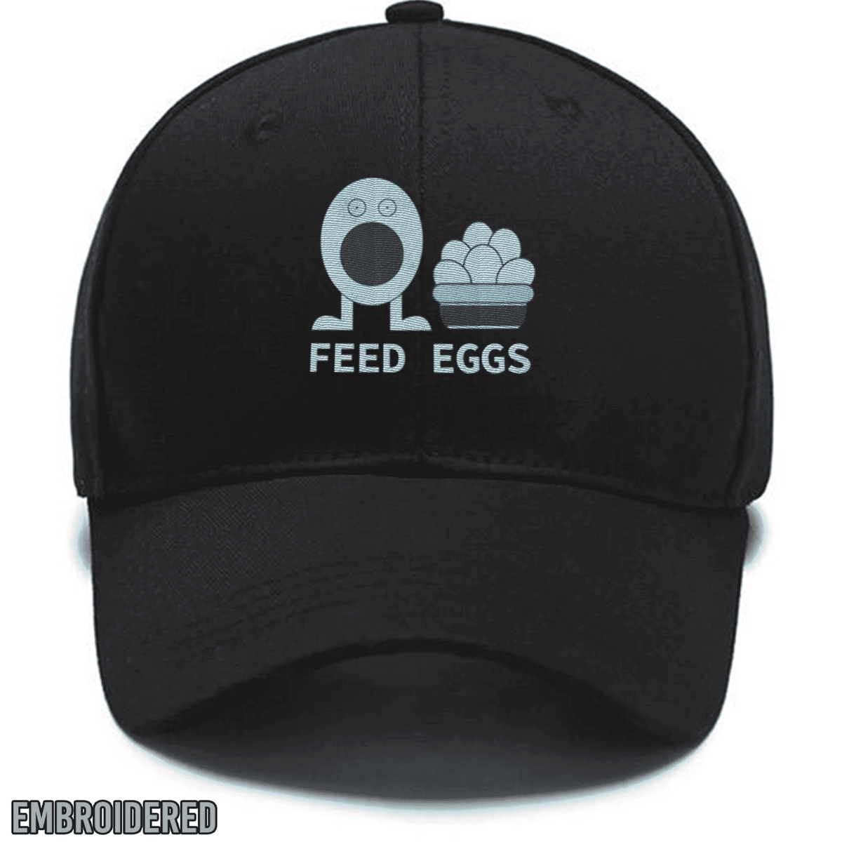 Embroidered Feed Eggs I Think You Should Leave Tim Robinson Hats Custom Embroidered Hats
