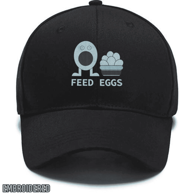 Embroidered Feed Eggs I Think You Should Leave Tim Robinson Hats Custom Embroidered Hats