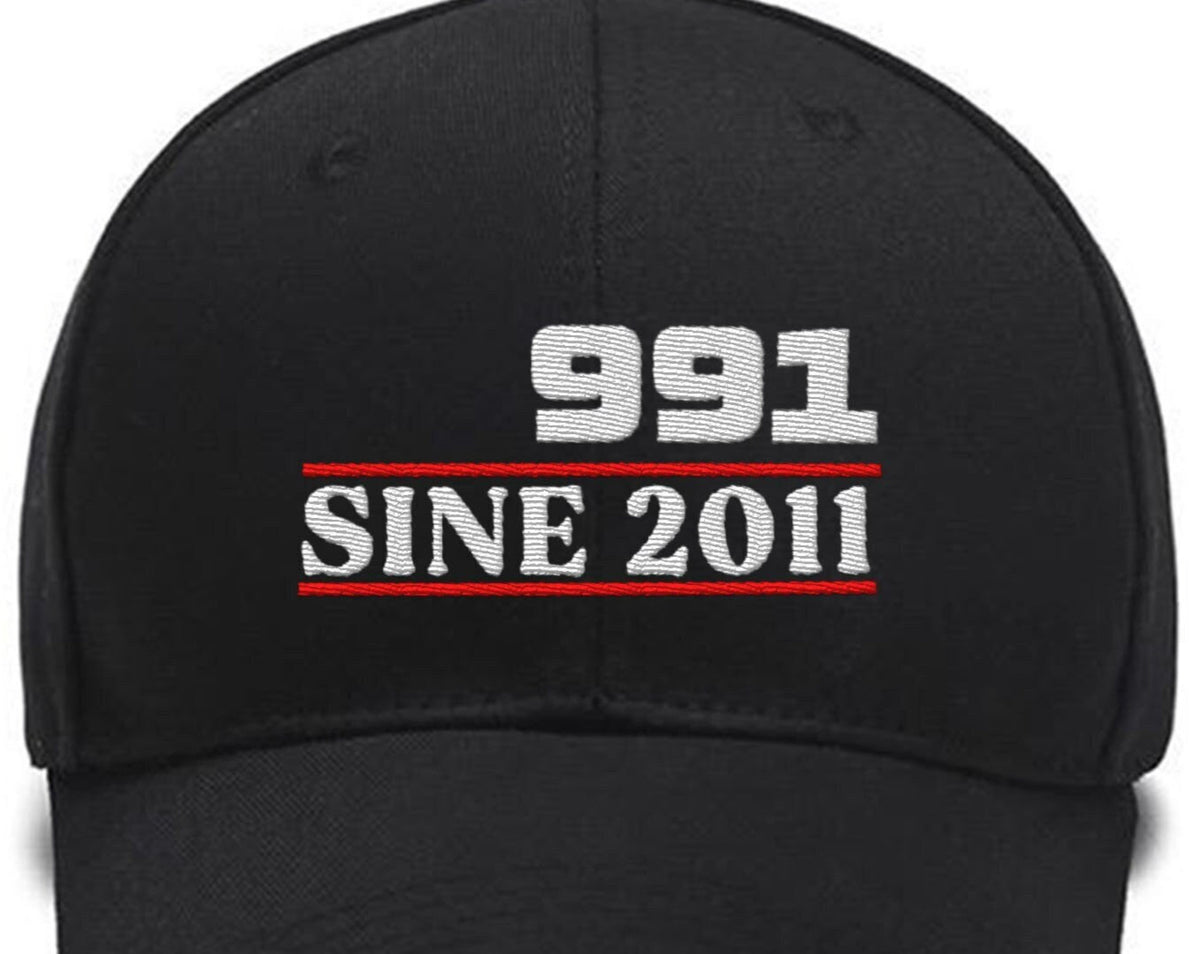 Embroidered for 911 SINCE 2011 Fans Custom Embroidered Hats