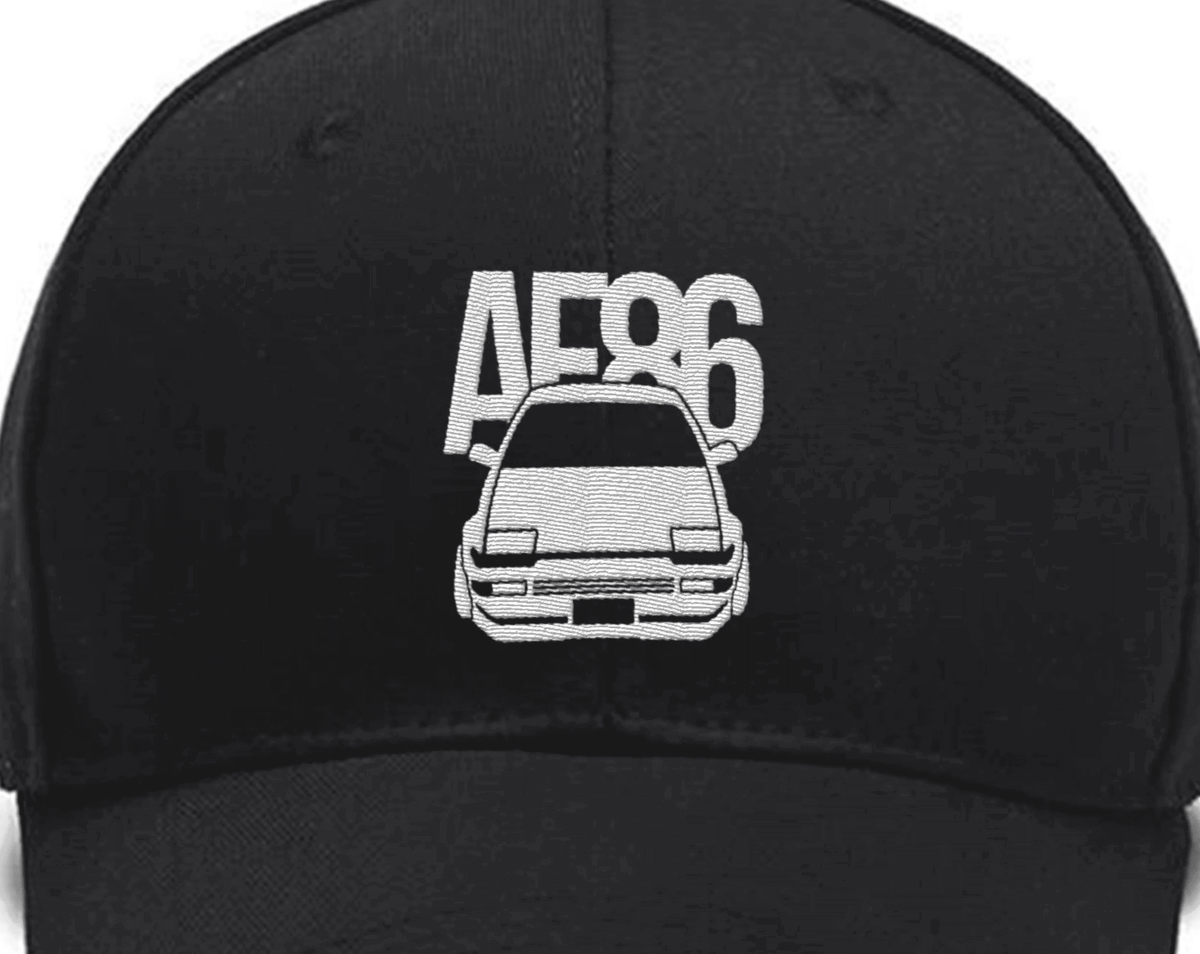 Toyot AE86 Embroidered has gift for Corolla Trueno Hachiroku fans and lovers Custom Embroidered Hats