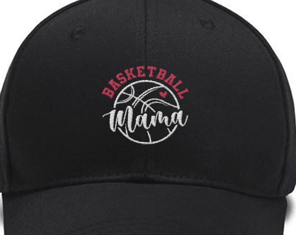 Embroidered Basketball Mom Polo,Basketball Mom,Ball Mom Custom Embroidered Hats