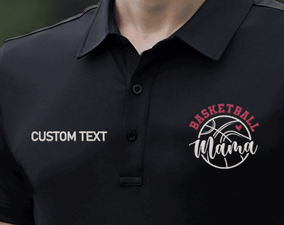 Embroidered Basketball Mom Polo,Basketball Mom,Ball Mom Custom Embroidered Hats