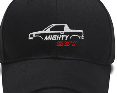 Mighty Boy (1983 - 1988) Car Embroidered Hats Custom Embroidered Hats