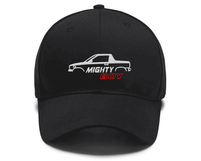 Mighty Boy (1983 - 1988) Car Embroidered Hats Custom Embroidered Hats