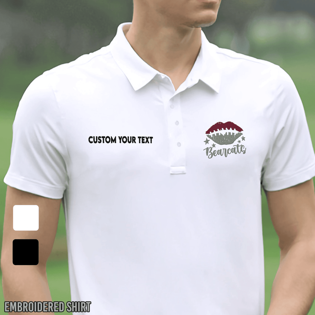 Embroidered Bearcats Football Lips Hat,Stacked Bearcats,Bearcats Custom Embroidered Hats