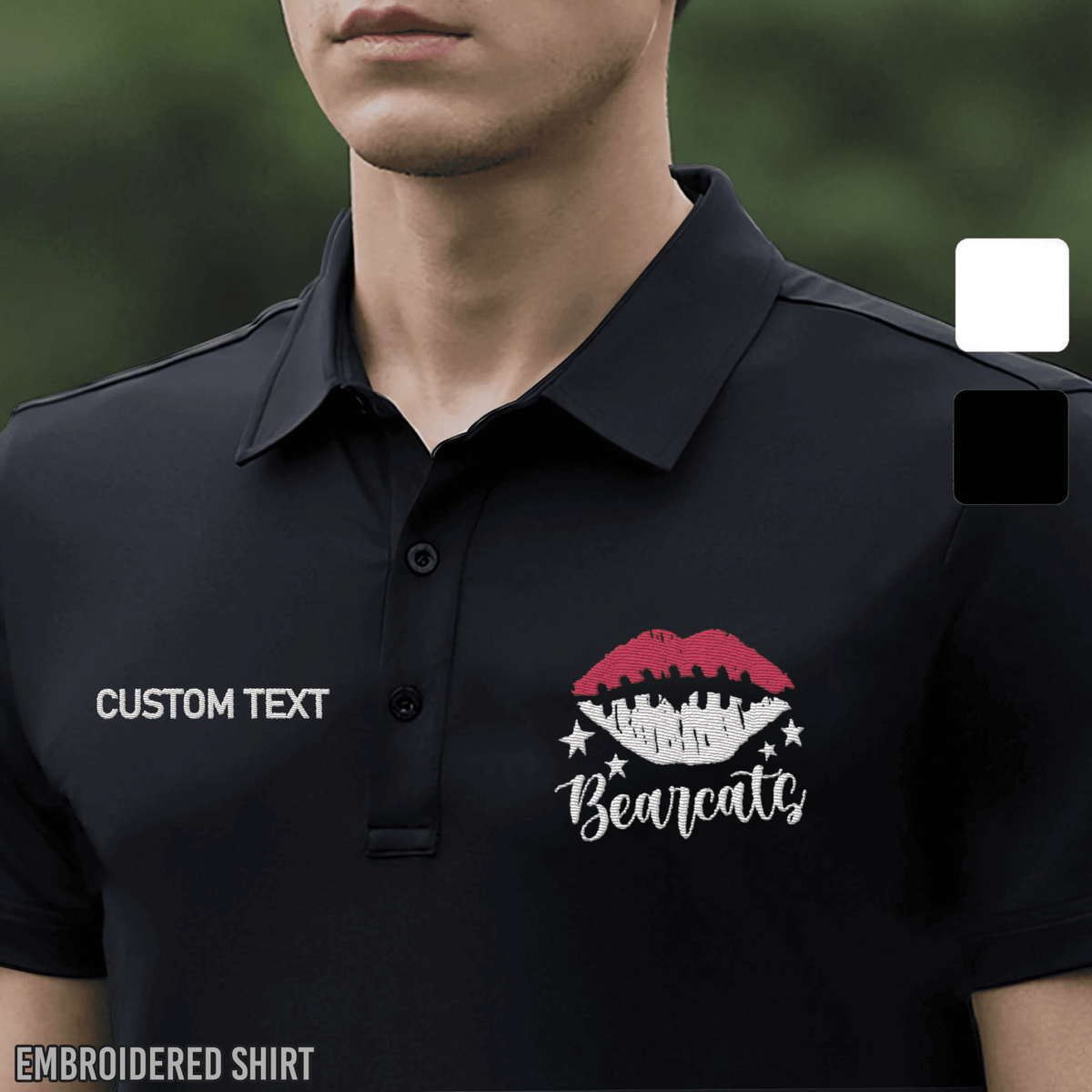 Embroidered Bearcats Football Lips Hat,Stacked Bearcats,Bearcats Custom Embroidered Hats