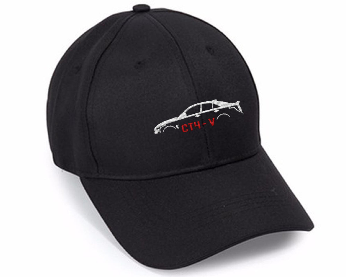 Cadillac CT4-V Blackwing Embroidered Hat Custom Embroidered Hats