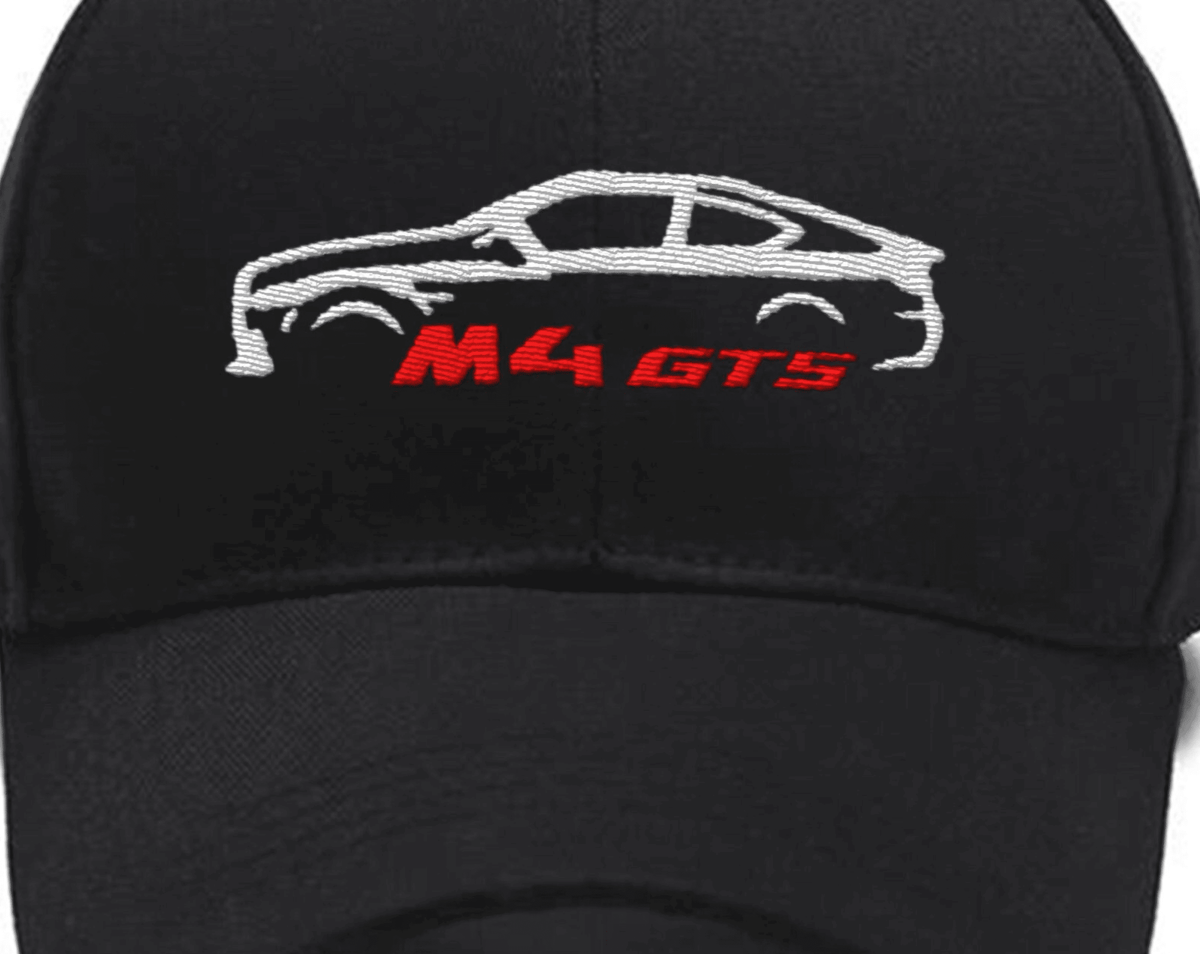 M4 GTS (F82) car Embroidered Hats Custom Embroidered Hats