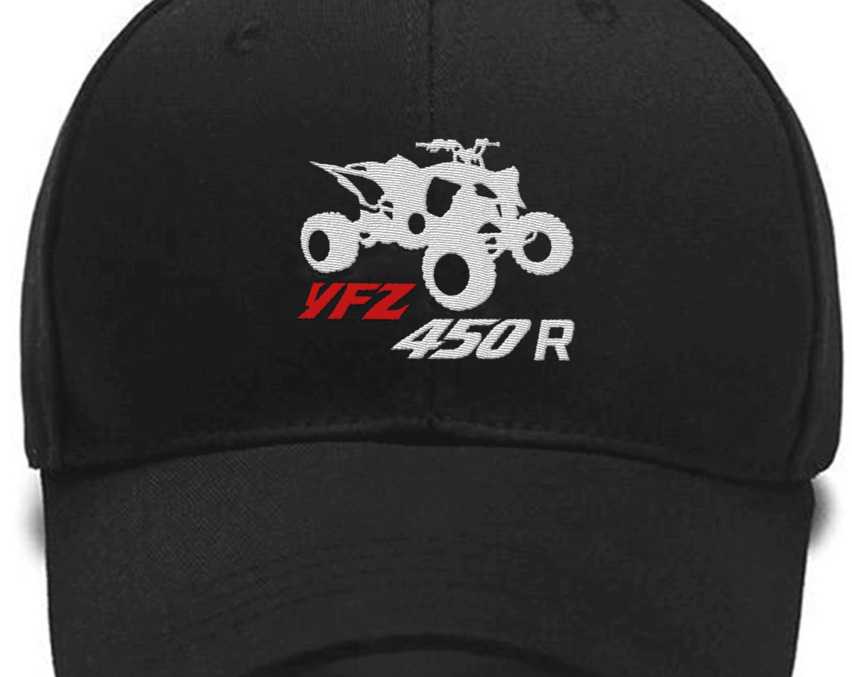 YFZ 450R Engine Embroidered Hats Custom Embroidered Hats