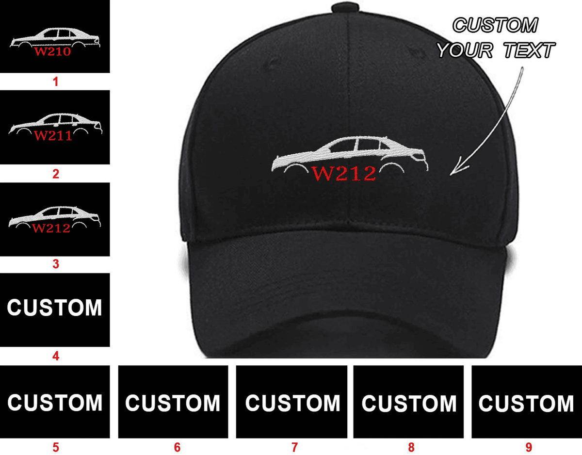 E Class (W210) E Class (W211) E Class (W212) Collection Embroidered hats Custom Embroidered Hats