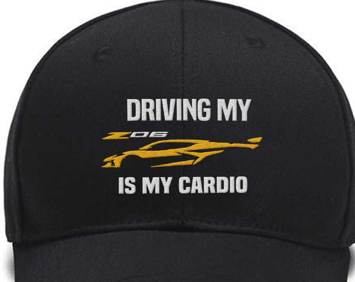 For Chevrolet Corvette C8 Z06 Driving my is my radio Fans Embroidered hat Custom Embroidered Hats