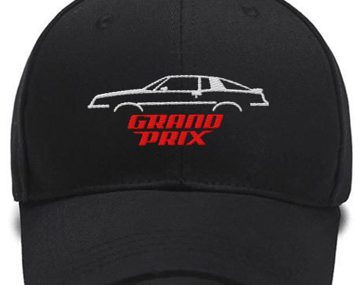 1986 GRAND PRIX 2+2 Car Embroidered Hats Custom Embroidered Hats