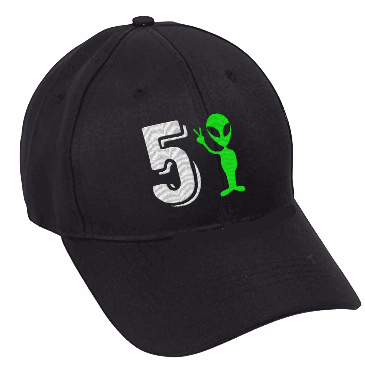 Area 51 alien embroidered hat, zodiac hat, birthday gift, gift for dad, gift for mom, summer hat, gift for her Custom Embroidered Hats