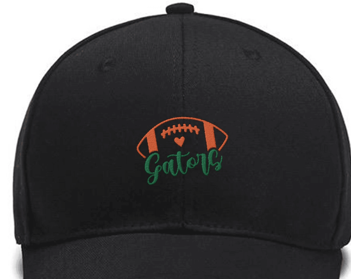 Embroidered Gators Football l Hat,Gators,Gators Mascot,Gators Mom Custom Embroidered Hats