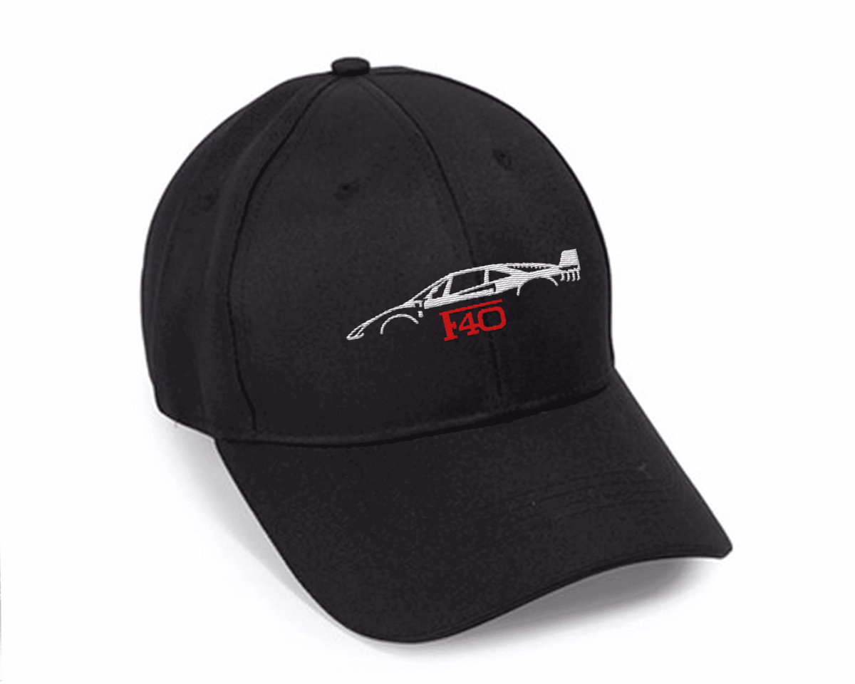 F40 - 1987-1992 - Embroidered Hats Custom Embroidered Hats