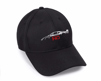 F40 - 1987-1992 - Embroidered Hats Custom Embroidered Hats