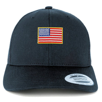 Embroidered American Flag Gift for Your Hat, Navy Baseball Cap