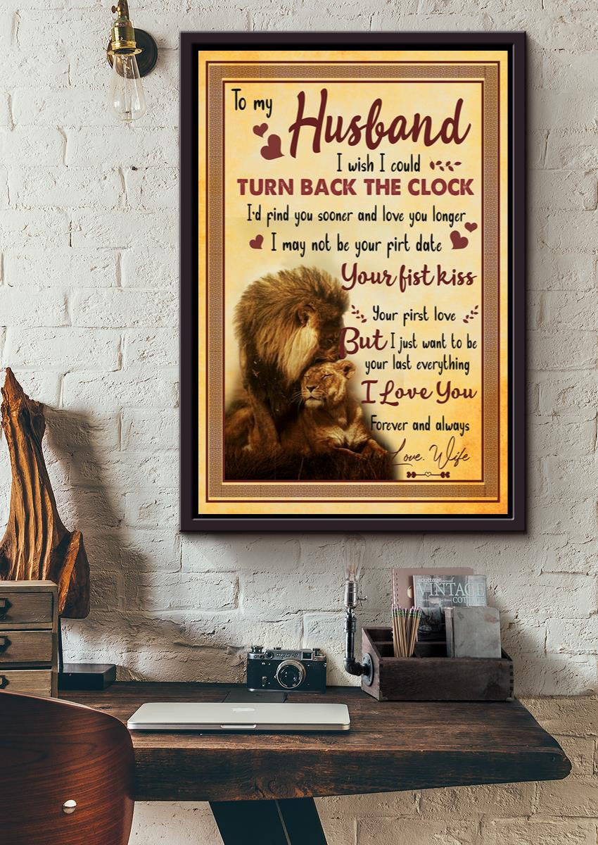 Loving Quote Wall Art From Wife To Husband Gift For Valentine Wedding Anniversary 02 Framed Canvas Framed Prints, Canvas